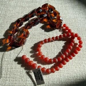 AAA Matte Carnelian & Smokey Quartz Beads